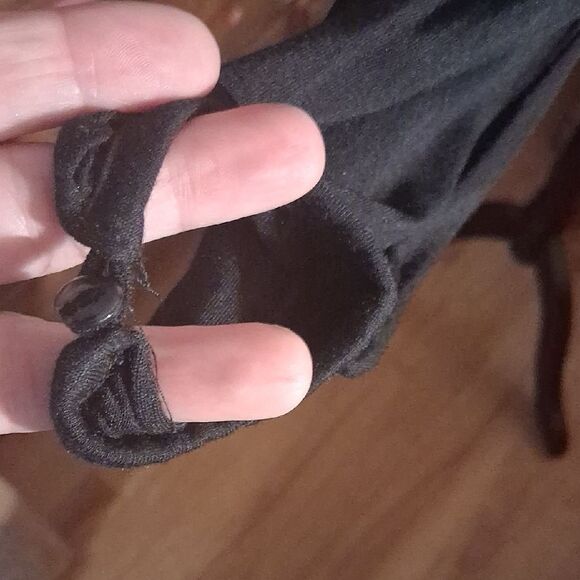 Haute Hippie Black Long Open Sleeve Women's Top Size S - Picture 7 of 16